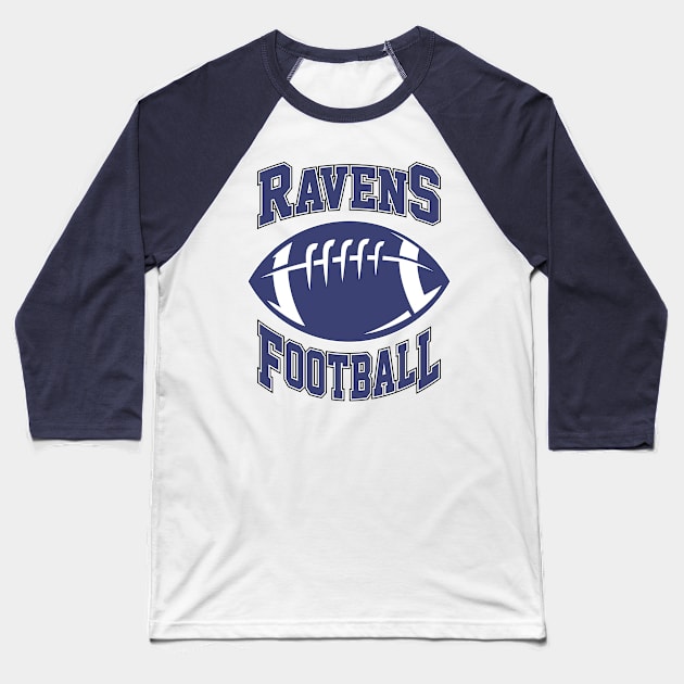 Baltimore Ravens Football Club Baseball T-Shirt by Cemploex_Art